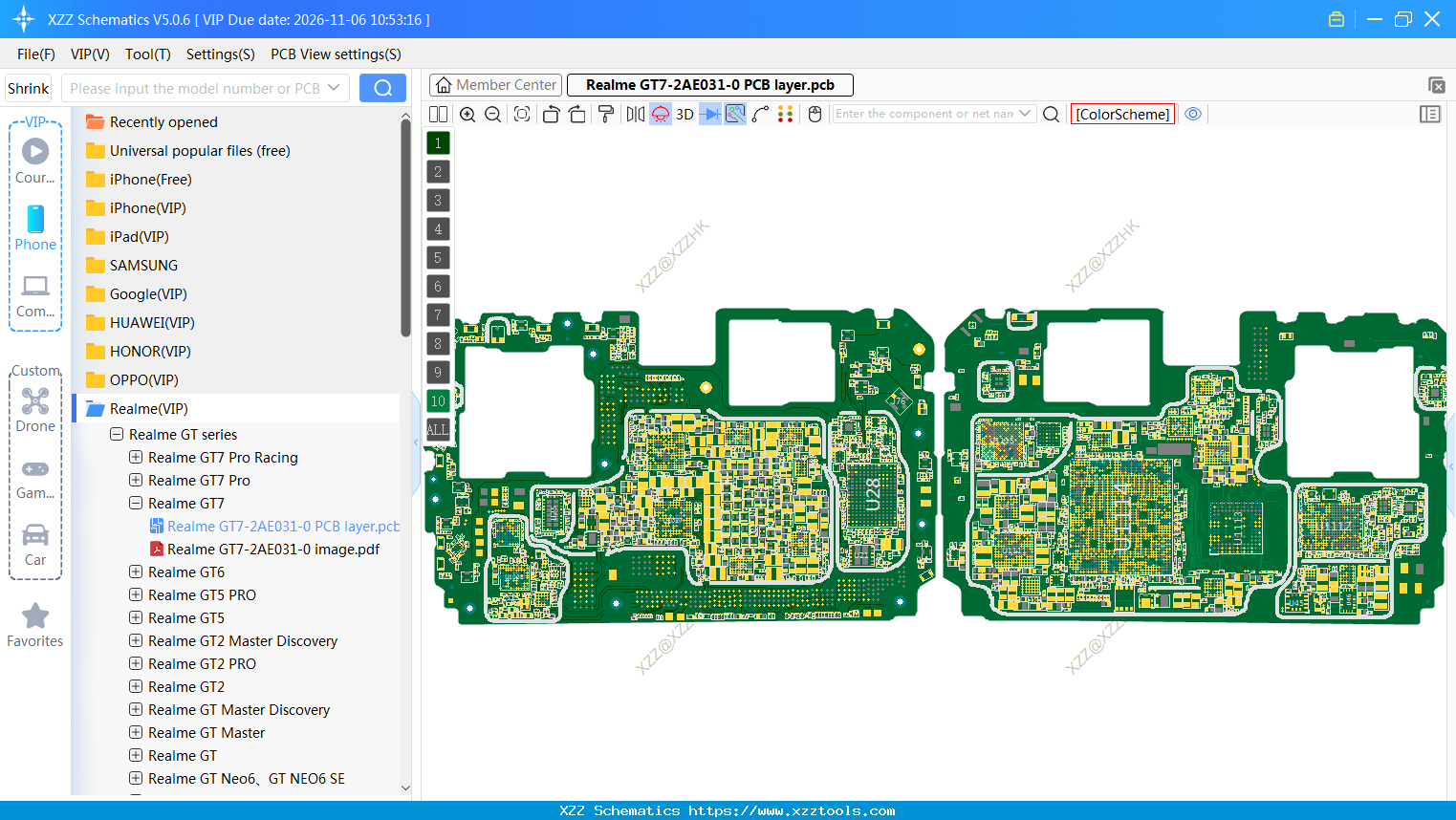 Realme GT7-2AE031-0 PCB Layer